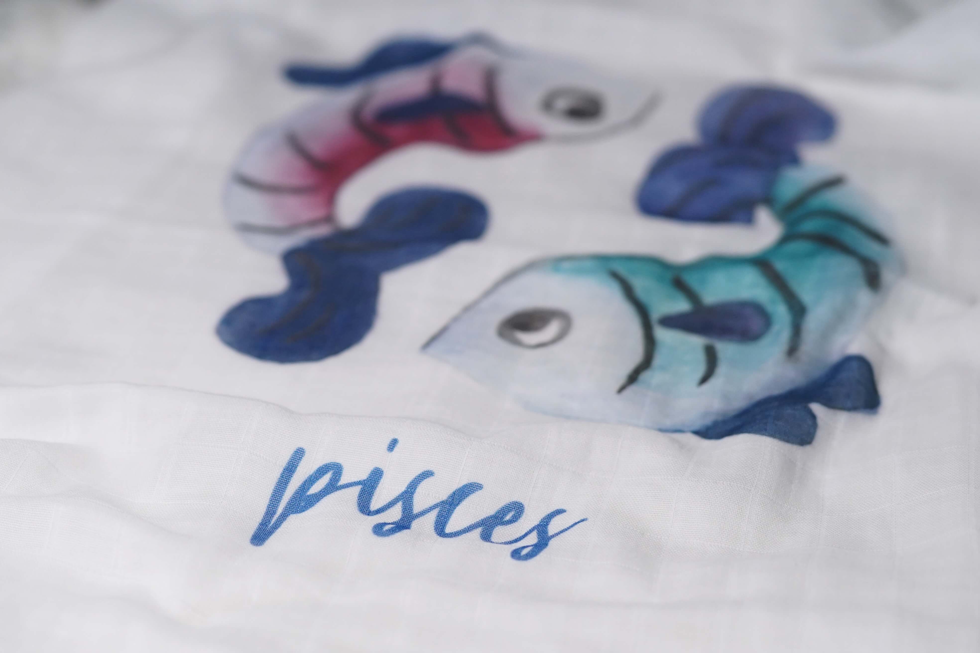 Pisces Swaddle Blanket - Siempre Baby